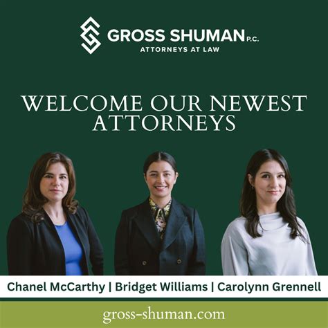 chanel mccarthy esq|Gross Shuman law firm expands with addition of McCarthy .